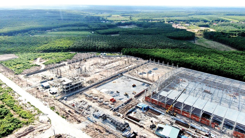 Nhiều chủ đầu tư đẩy mạnh triển khai các dự án khu công nghiệp mới. Ảnh: Thành Nguyễn