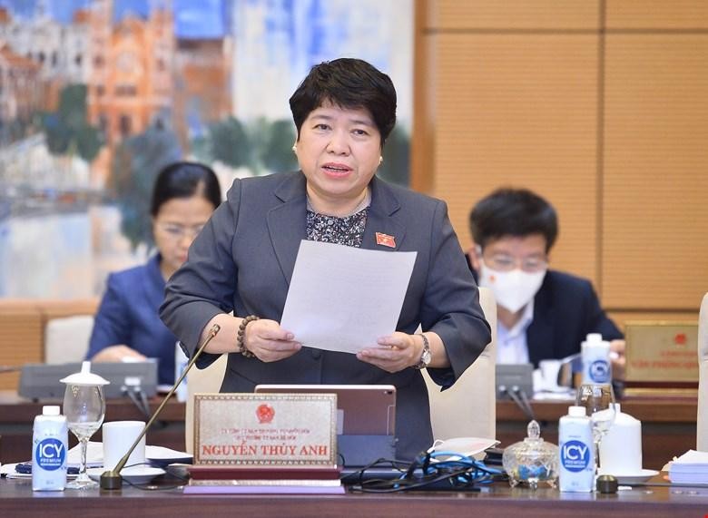 Chủ nhiệm Ủy ban Xã hội của Quốc hội Nguyễn Thuý Anh.