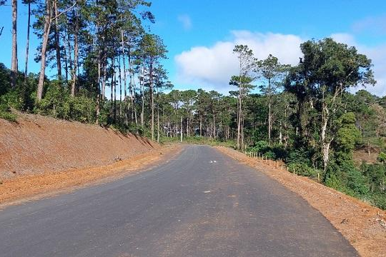 Dự án khai thác quỹ đất Khu biệt thự phía Bắc trung tâm huyện Kon Plông, tỉnh Kon Tum. Ảnh: Thu Cúc