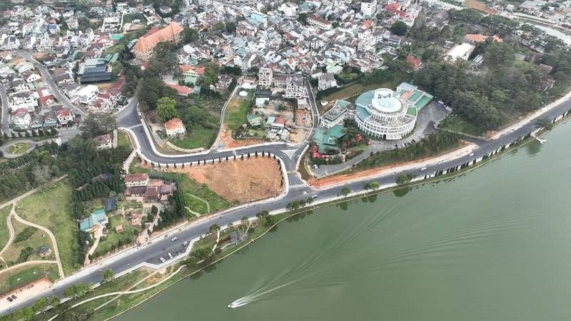 Khu vực quanh hồ Xuân Hương, Đà Lạt, tỉnh Lâm Đồng có nhiều dự án đã và đang triển khai. Ảnh: P.V