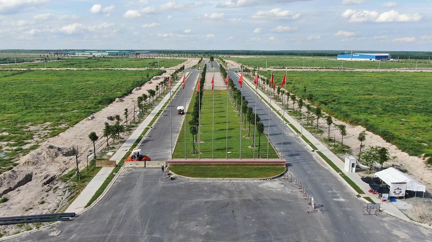 Một dự án khu công nghiệp mới đang triển khai. Ảnh: Thành Nguyễn
