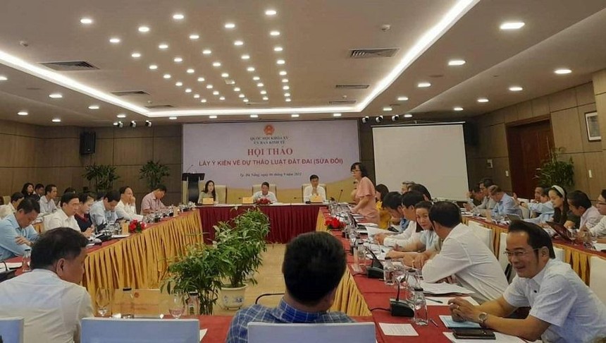 Thường trực Ủy ban Kinh tế của Quốc hội tổ chức Hội thảo lấy ý kiến về dự án Luật Đất đai sửa đổi tại Đà Nẵng.