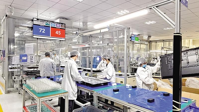 Quảng Ninh là một trong những “thỏi nam châm” thu hút đầu tư ở khu vực phía Bắc. Trong ảnh: Nhà máy của Foxconn tại Quảng Ninh