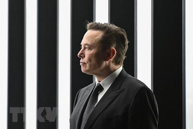 Tỷ phú Elon Musk tại một sự kiện ở Gruenheide, Đức ngày 22/3/2022. (Ảnh: AFP/TTXVN) 