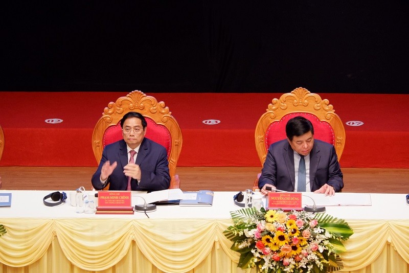 Thủ tướng Chính phủ Phạm Minh Chính chủ trì Hội nghị.