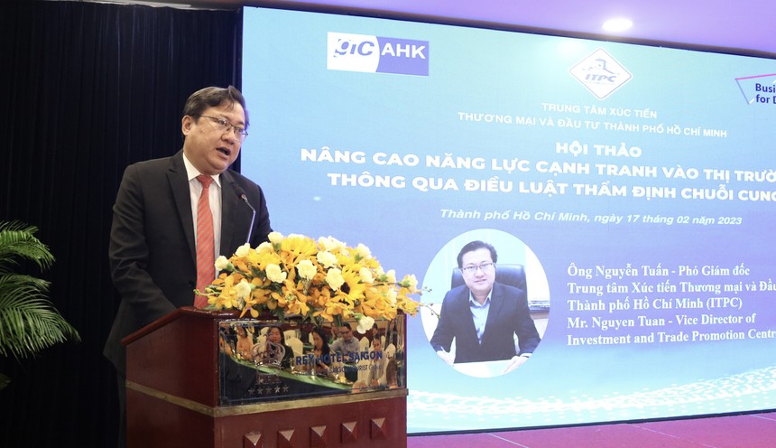 Ông Nguyễn Tuấn, Phó Giám đốc ITPC phát biểu tại hội thảo.