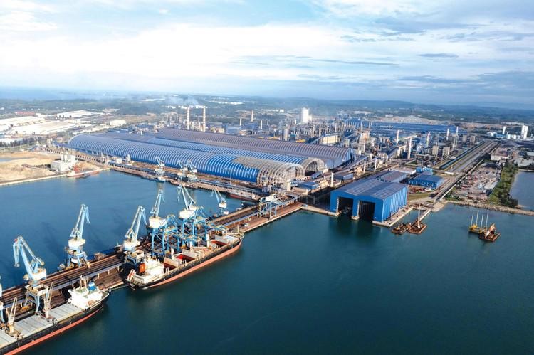 Khu Kinh tế Dung Quất - Quảng Ngãi được xem là đầu tàu kinh tế, trung tâm Công nghiệp nặng tại miền Trung