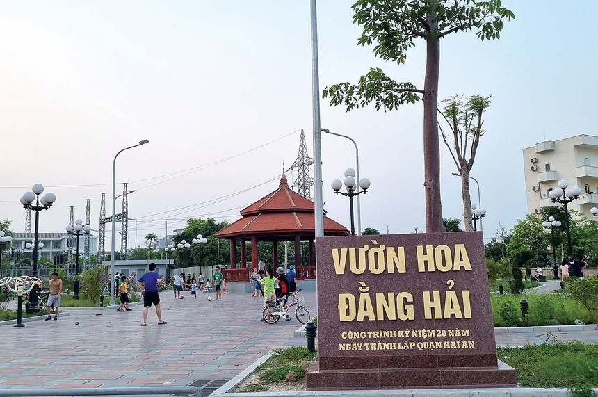 Hạ tầng quận Hải An ngày càng hoàn thiện, xứng đáng là một trong 3 trung tâm đô thị mới của Hải Phòng ảnh: thanh tân