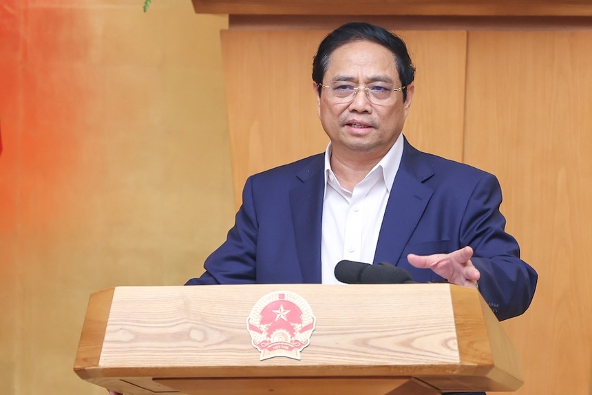 Thủ tướng Phạm Minh Chính chủ trì phiên họp Chính phủ thường kỳ ngày 3/6 (Ảnh: Nhật Bắc)
