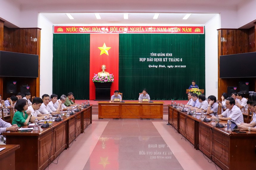 Quảng Bình tổ chức họp báo định kỳ tháng 6/2023 và thông tin về Hội nghị công bố quy hoạch tỉnh sắp diễn ra tại Hà Nội