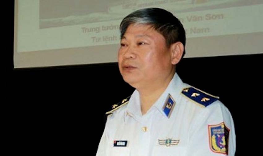 Nguyễn Văn Sơn, cựu Tư lệnh Cảnh sát biển Việt Nam, chủ mưu vụ tham ô 50 tỷ đồng (ảnh chụp khi còn đương chức) 