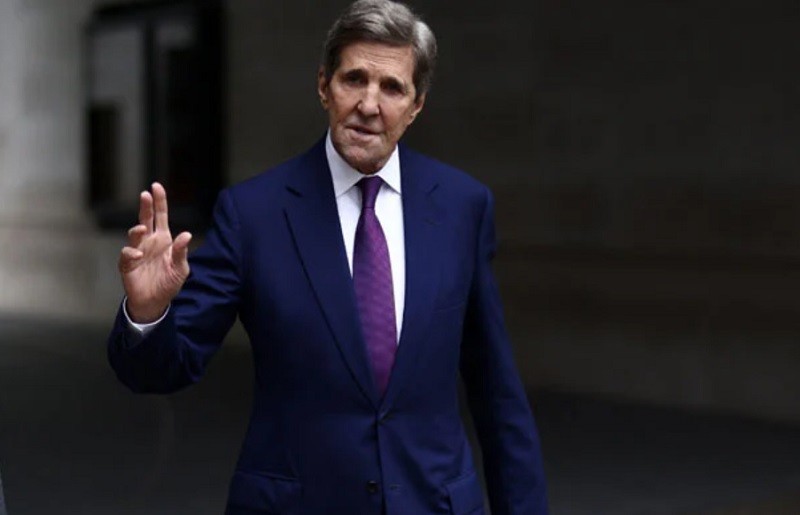 Ông John Kerry, đặc phái viên của Tổng thống Mỹ về biến đổi khí hậu. Ảnh: AFP