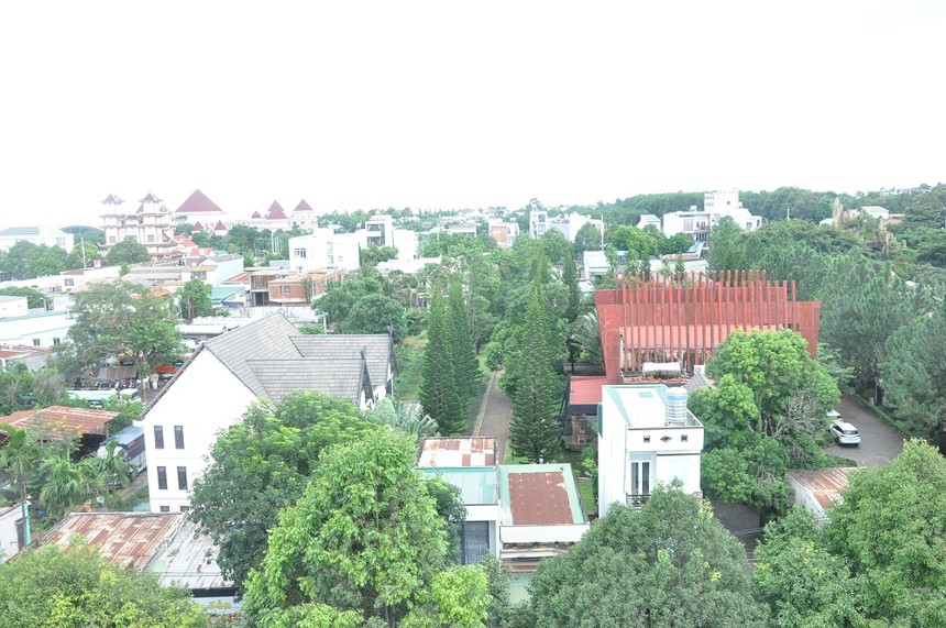 Một góc thành phố Buôn Ma Thuột tỉnh Đắk Lắk. Ảnh Hoàng Anh