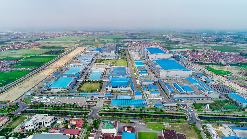 Những nhà phát triển khu công nghiệp có quỹ đất rộng sẽ thu hút các khách thuê lớn như Samsung, LG… Ảnh: Dũng Minh 