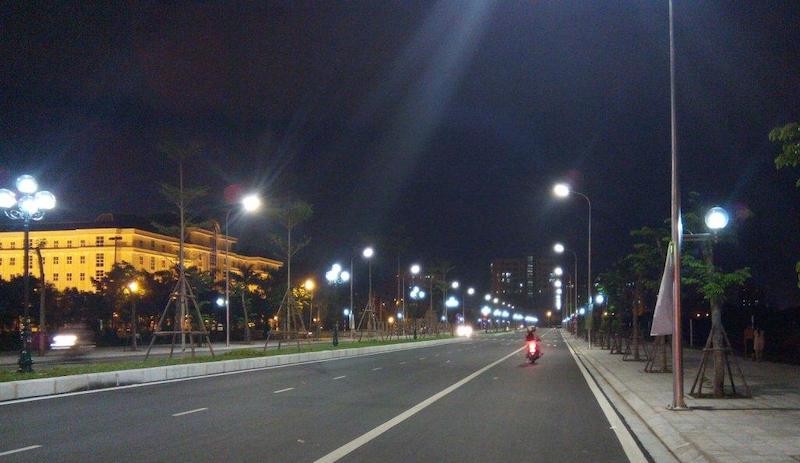 Chiếu sáng tại đường Hoàng Mai - Hà Nội