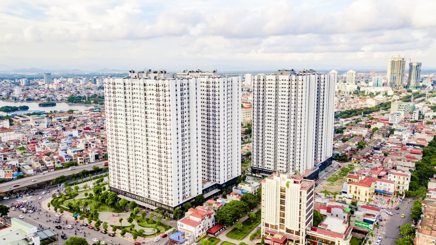 4 tòa chung cư HH1, HH2, HH3, HH4 Đổng Quốc Binh được đầu tư bằng hình thức BT để giải quyết nhà ở cho các hộ dân sinh sống tại chung cư cũ xuống cấp.