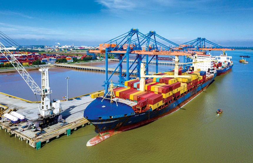 Gemadept có thêm nguồn lực để nâng công suất cảng sau thương vụ bán vốn công ty con. Ảnh: Đức Thanh