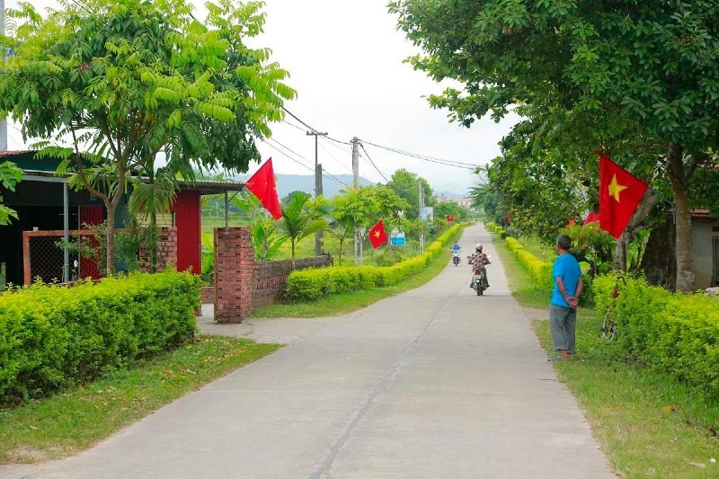 Xây dựng các xóm nông thôn mới tại tỉnh Thái Nguyên. 