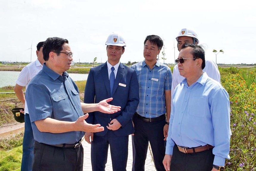 Thủ tướng Chính phủ Phạm Minh Chính chỉ đạo tỉnh Bạc Liêu triển khai các công trình trọng điểm 