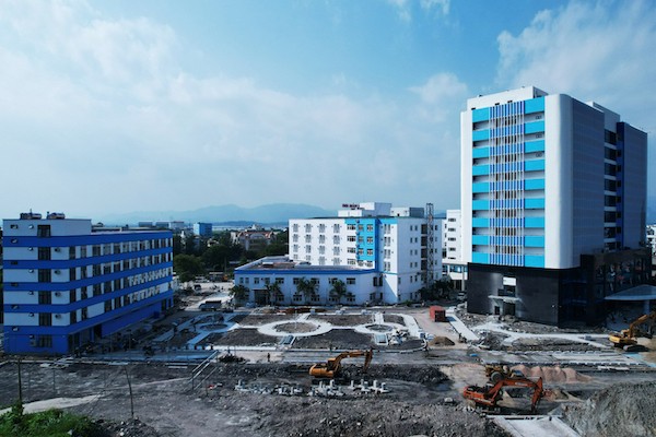 Bệnh viện Phổi Quảng Ninh dự kiến hoàn thành trong tháng 9/2023.