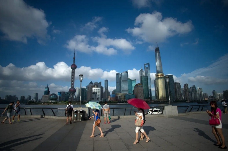 Một góc thành phố Thượng Hải, Trung Quốc. Ảnh: AFP