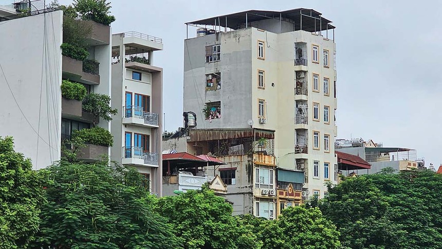 Chung cư mini chưa được quy định trong các văn bản pháp luật. Trong ảnh: Một chung cư mini tại Hà Nội