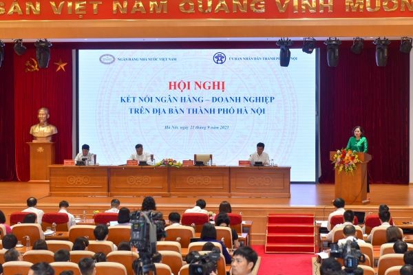 Hội nghị kết nối ngân hàng - doanh nghiệp tại Hà Nội