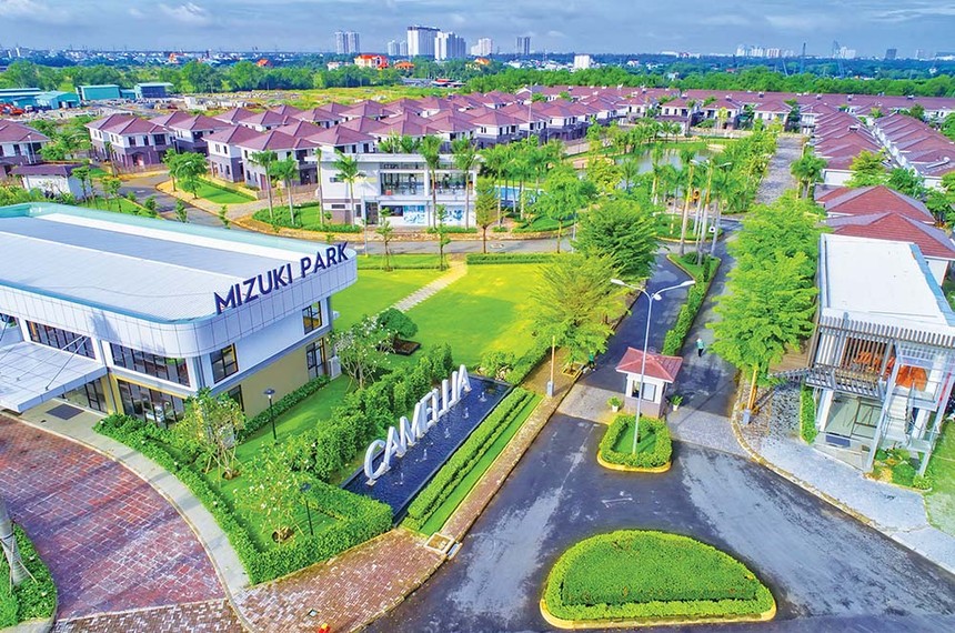 Thị trường bất động sản Việt Nam đang được các nhà đầu tư Nhật Bản quan tâm. Trong ảnh: Dự án Mizuki Park do Tập đoàn Nam Long hợp tác với đối tác Nhật Bản để phát triển.