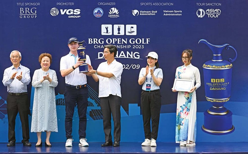 Giải golf Phát triển châu Á BRG Open Golf Championship Danang giúp nâng tầm vị thế ngành du lịch Đà Nẵng.