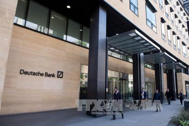 Trụ sở ngân hàng lớn nhất nước Đức Deutsche Bank ở Frankfurt am Main, tây Đức. Ảnh: AFP/TTXVN