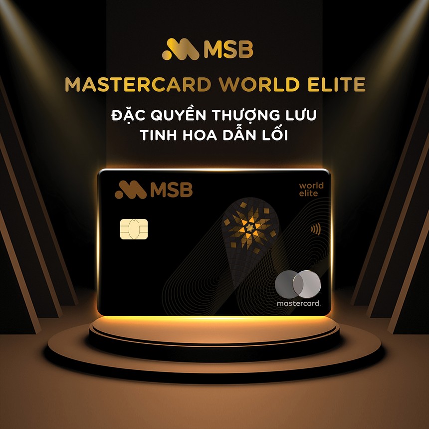 Thẻ tín dụng cao cấp Mastercard World Elite cùng khách hàng thượng lưu khai phóng thành tựu