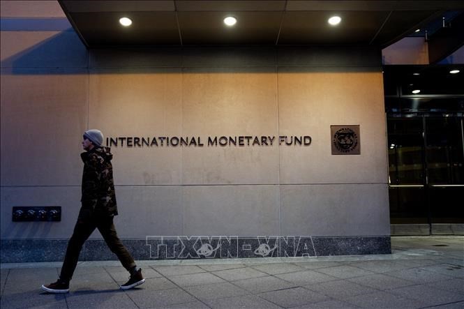Trụ sở Quỹ tiền tệ quốc tế (IMF) tại Washington, DC, Mỹ. Ảnh: AFP/TTXVN