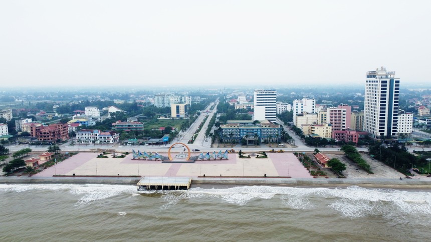 Thị xã Cửa Lò, một trong những khu vực thuộc Hành lang kinh tế ven biển phía Đông của tỉnh Nghệ An.