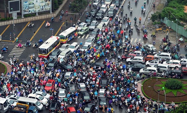 Hà Nội dự kiến đến năm 2045 xây dựng mới 593km đường giao thông trong đô thị trung tâm.