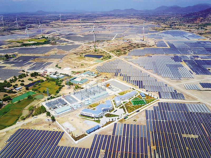 Dự án năng lượng mặt trời đang có sức hút lớn với nhà đầu tư nước ngoài. Ảnh: T.N
