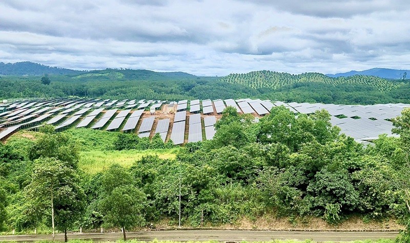 Nhà máy Điện mặt trời Sê San 4 do Tập đoàn Điện lực Việt Nam (EVN) làm chủ đầu tư có tổng vốn đầu tư hơn 937 tỷ đồng. Ảnh: EVN.