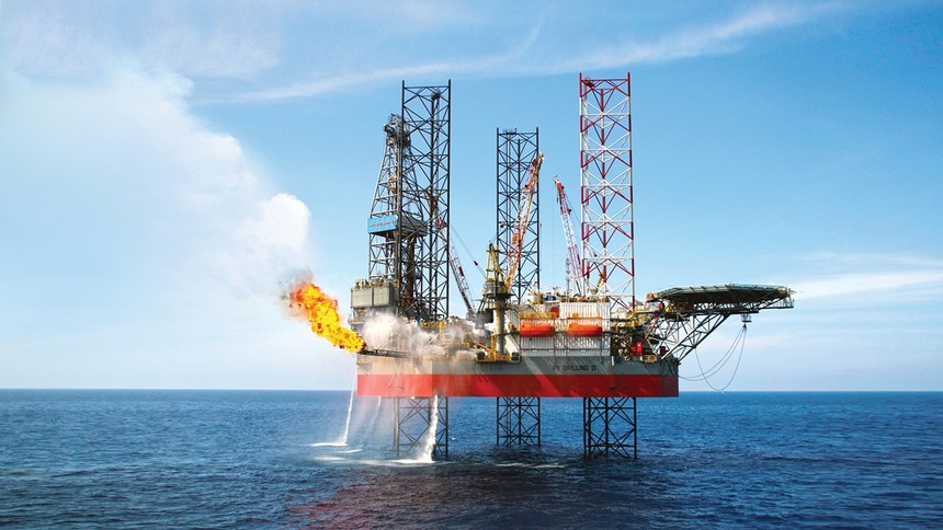 Các doanh nghiệp dầu khí được đánh giá có triển vọng tích cực, nhất là hoạt động ở khâu thượng nguồn 