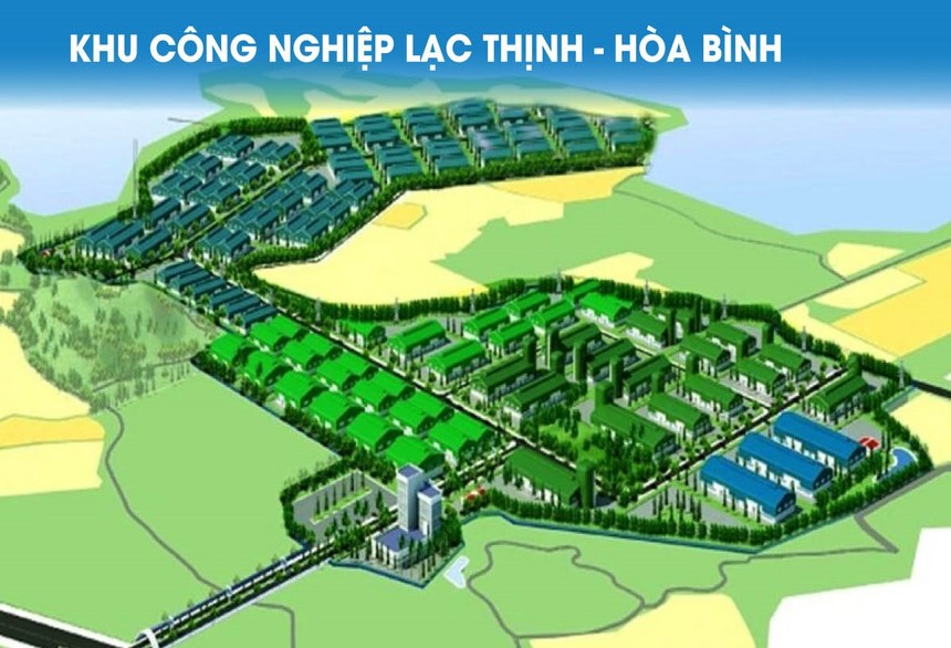 Phối cảnh Khu công nghiệp Lạc Thịnh.