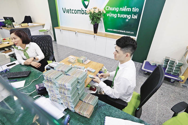 Vietcombank đang áp dụng lãi suất vay mua nhà 6,7%/năm, cố định trong 18 tháng đầu tiên. Ảnh: Đức Thanh