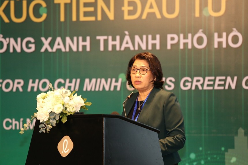 Bà Lê Thị Huỳnh Mai, Giám đốc Sở Kế hoạch và Đầu tư TP.HCM phân tích những cơ hội mà Thành phố có thể tận dụng từ Nghị quyết 98 để phát triển, tăng trưởng xanh.