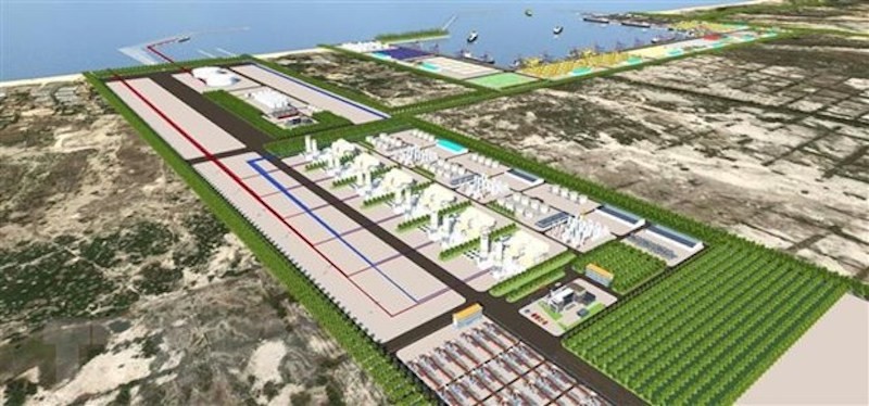 Phối cảnh dự án Nhà máy Nhiệt điện Quảng Trị tại Khu kinh tế Đông Nam Quảng Trị