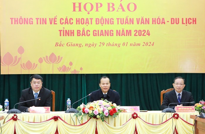 Tuần Văn hóa - Du lịch tỉnh Bắc Giang năm 2024 sẽ diễn ra trong 6 ngày, từ ngày 20 -25/2 (tức từ ngày 11 - 16 tháng Giêng, năm Giáp Thìn).