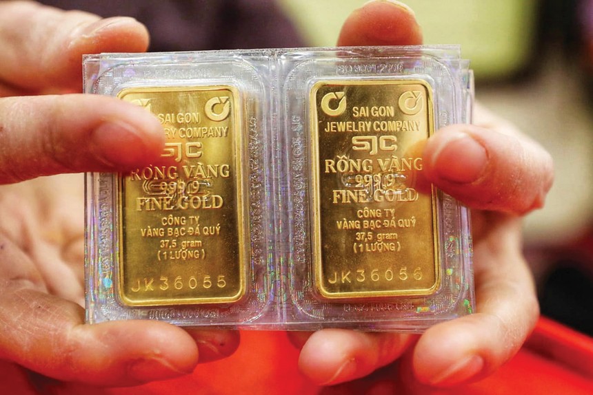 Giá vàng miếng SJC nhiều thời điểm cao hơn giá vàng trên thế giới 20 triệu đồng/lượng
