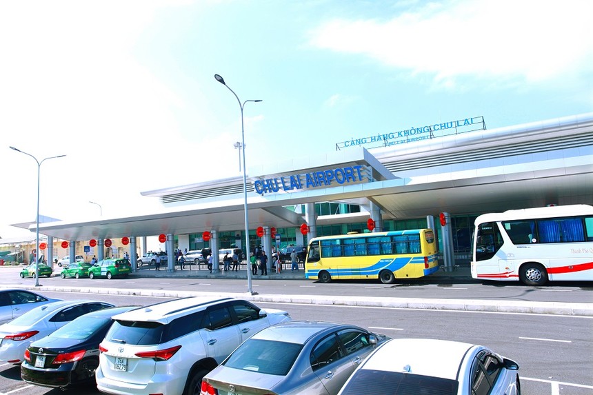 Cảng hàng không quốc tế Chu Lai được quy hoạch trở thành trung tâm công nghiệp - dịch vụ hàng không quốc tế.