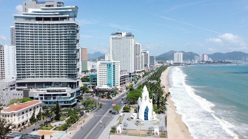Diện mạo đô thị thành phố Nha Trang, tỉnh Khánh Hòa thay đổi từng ngày. Ảnh: Nhiệt Băng