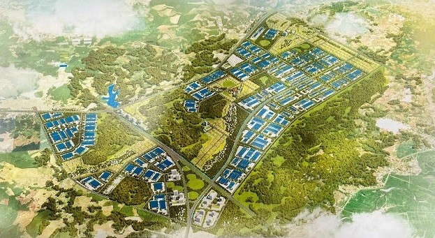 Khu vực nghiên cứu lập Quy hoạch phân khu xây dựng tỷ lệ 1/2000 Khu công nghiệp, đô thị, dịch vụ Dung Quất II.