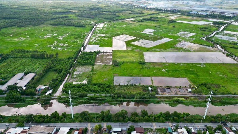 Một khu đất nông nghiệp đã quy hoạch làm dự án đô thị tại huyện Hóc Môn, TP.HCM - Ảnh: Thành Nguyên 