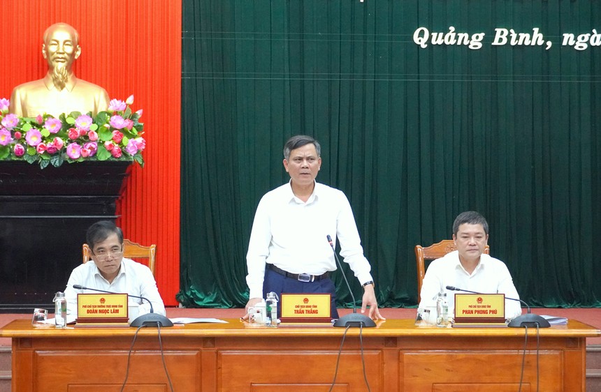Cuộc họp có sự tham gia của lãnh đạo các sở, ban, ngành, địa phương trong tỉnh Quảng Bình