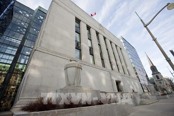 Trụ sở Ngân hàng Trung ương Canada (BoC) tại Ottawa. Ảnh: AFP/ TTXVN