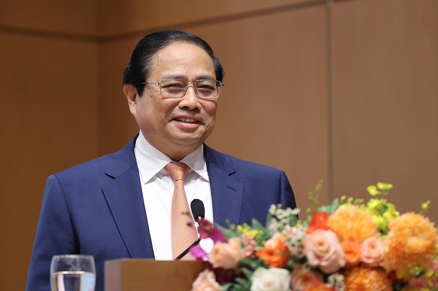 Thủ tướng Phạm Minh Chính chủ trì, chỉ đạo Hội nghị. (Ảnh: Nhật Bắc)